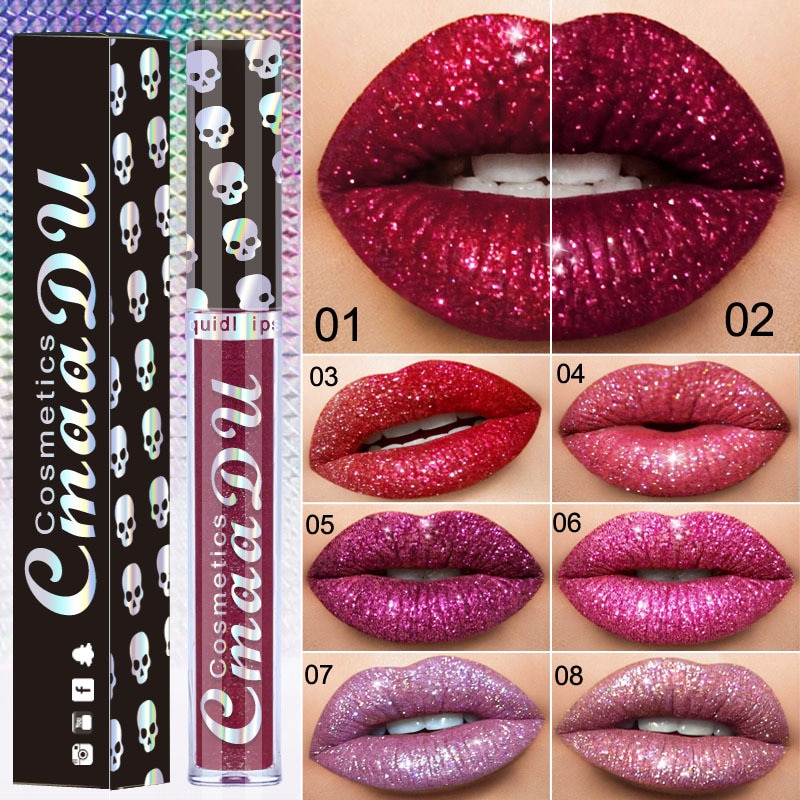 Laser-Diamond-Lip-Gloss-Moisture-lipstick-Metal-Makeups-Lip-Cosmetics-Liquid-Lip-Tint-3-5ml Laser-Diamond-Lip-Gloss-Moisture-lipstick-Metal-Makeups-Lip-Cosmetics-Liquid-Lip-Tint-3-5ml