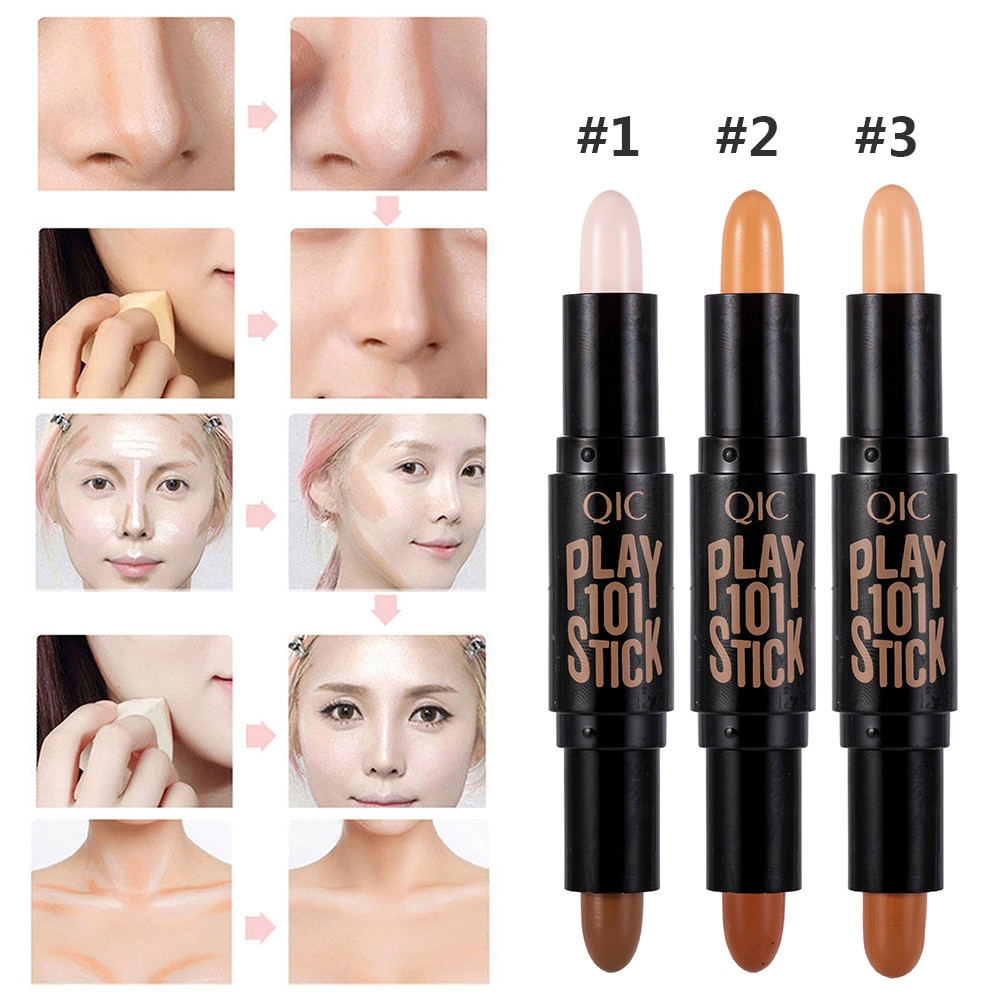 New-Lady-Facial-Highlight-Foundation-Base-Contour-Stick-Beauty-Make-Up-Face-Powder-Cream-Shimmer-Concealer New-Lady-Facial-Highlight-Foundation-Base-Contour-Stick-Beauty-Make-Up-Face-Powder-Cream-Shimmer-Concealer